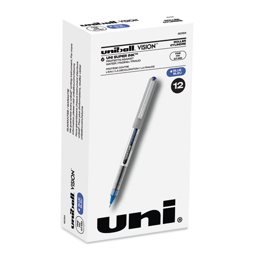 emott Porous Point Pens, Fine 0.4 mm, Assorted Ink, 10/Pack, Uni-Ball (Ubc24836)