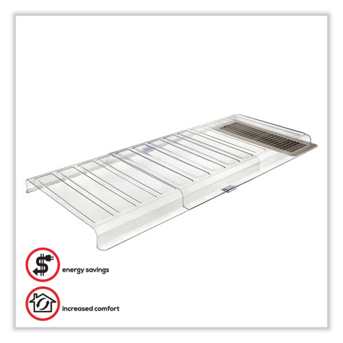 Image of Deflecto® Under Furniture Air Deflector, 11 X 20 X 1.25, Clear