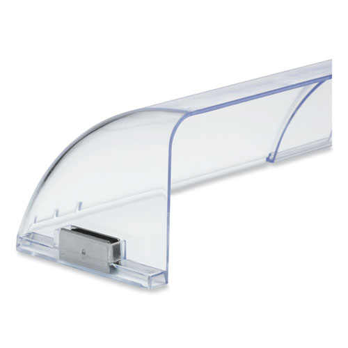 Image of Deflecto® Premium Unbreakable Air Deflector, 3.87 X 9 X 2.75, Clear