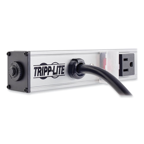 Image of Tripp Lite Vertical Power Strip, 16 Outlets, 15 Ft Cord, Silver