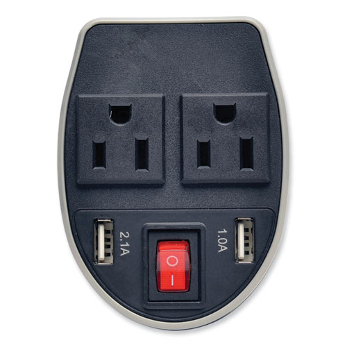 Image of Tripp Lite Powerverter Ultra-Compact Car Inverter, 200 W, Two Ac Outlets/Two Usb Ports
