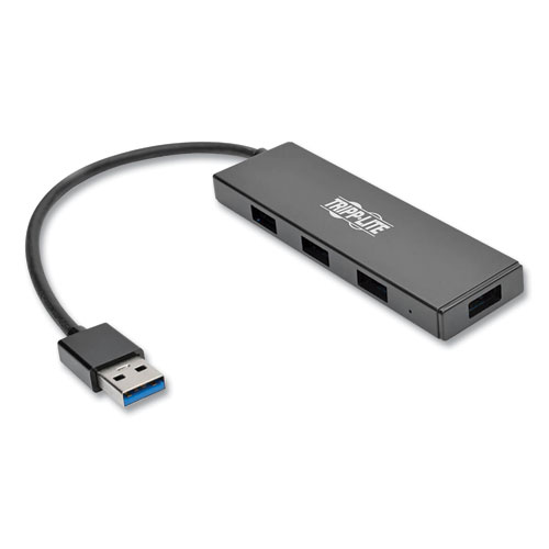 Tripp Lite Ultra-Slim Portable USB 3.0 SuperSpeed Hub, 4 Ports, Black