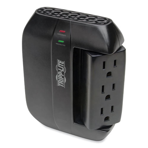 Image of Tripp Lite Protect It! Surge Protector, 6 Ac Outlets, 1,500 J, Black