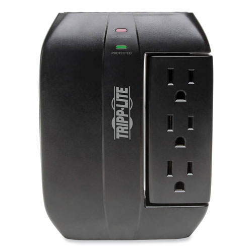 Image of Tripp Lite Protect It! Surge Protector, 6 Ac Outlets, 1,500 J, Black