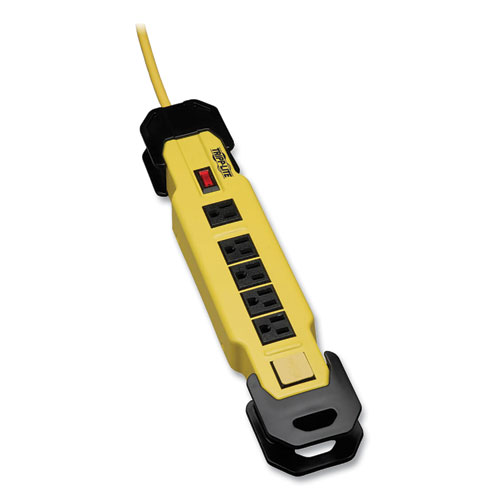Tripp Lite Power It! Safety Power Strip With Gfci Plug, 6 Outlets, 9 Ft Cord, Yellow/Black