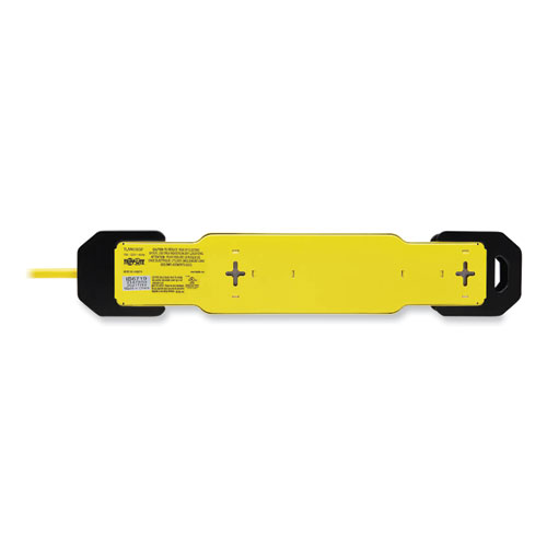 Image of Tripp Lite Power It! Safety Power Strip With Gfci Plug, 6 Outlets, 9 Ft Cord, Yellow/Black