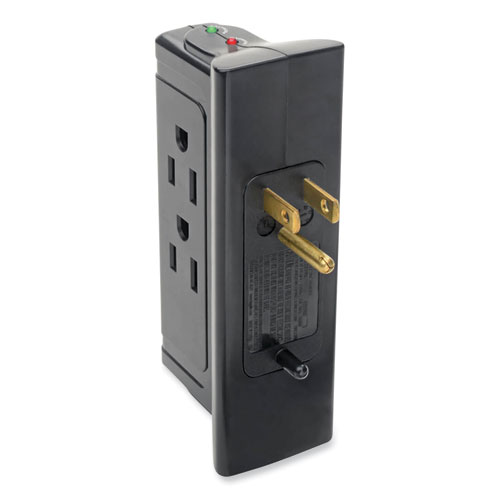 Protect It! Surge Protector, 4 AC Outlets, 720 J, Black