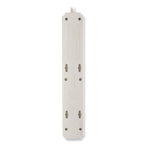 Protect It! Surge Protector, 6 AC Outlets, 6 ft Cord, 790 J, Gray