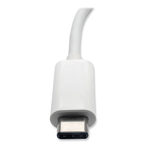 Image of Tripp Lite Usb 3.1 Gen 1 Usb-C To Hdmi Adapter, Usb-A/Usb-C Pd Charging/Gigabit Ethernet, 3", White