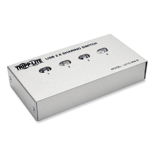 Tripp Lite USB 2.0 Printer/Peripheral Sharing Switch, 4 Ports