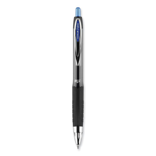 Signo 207 Gel Pen, Retractable, Medium 0.7 mm, Blue Ink, Smoke