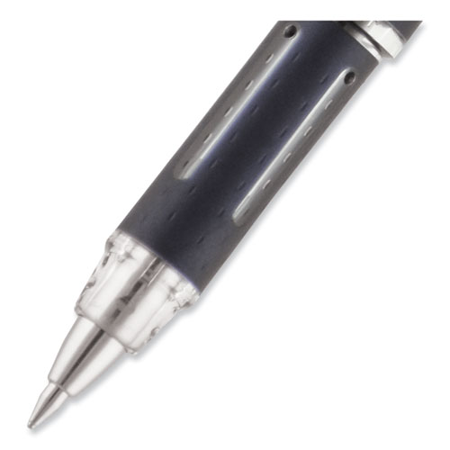 Image of Uniball® Jetstream Ballpoint Pen, Stick, Fine 0.7 Mm, Black Ink, Black Barrel
