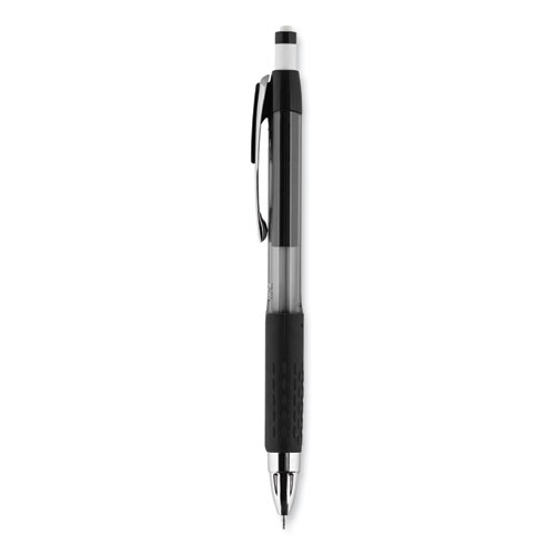 Image of Uniball® 207 Mechanical Pencil, 0.7 Mm, Hb (#2), Black Lead, Black Barrel, Dozen