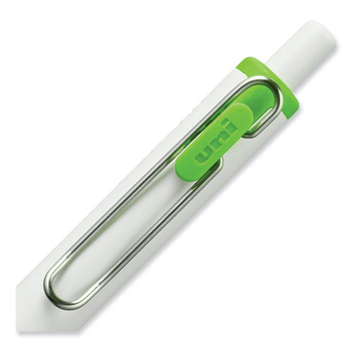 Image of Uniball® Unione Gel Pen, Retractable, Medium 0.7 Mm, Fashion Ink-Color Assortment, White Barrel, 5/Pack