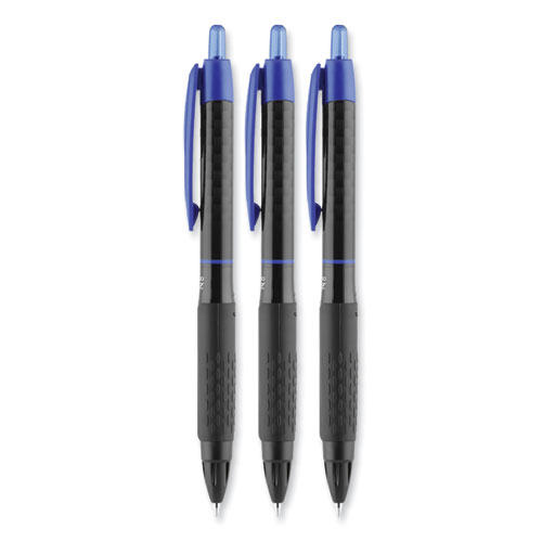307 Gel Pen, Retractable, Medium 0.7 mm, Blue Ink, Blue Barrel, 3/Pack