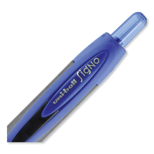 307 Gel Pen, Retractable, Medium 0.7 mm, Blue Ink, Blue Barrel, 3/Pack