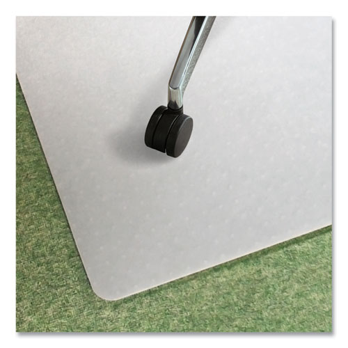Image of Floortex® Ecotex Polypropylene Rectangular Foldable Chair Mat For Carpets, 35 X 46, Translucent