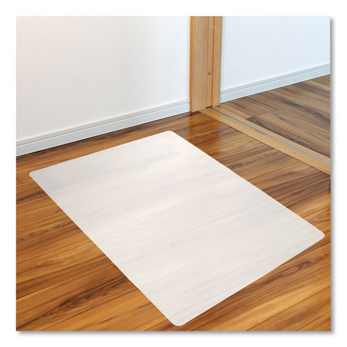 Image of Floortex® Ecotex Polypropylene Anti-Slip Foldable Chair Mat For Hard Floors, 45 X 53, Translucent