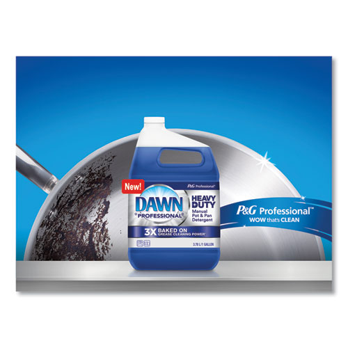 Image of Dawn® Professional Heavy-Duty Manual Pot/Pan Dish Detergent, Original Scent, 1 Gal Bottle, 2/Carton