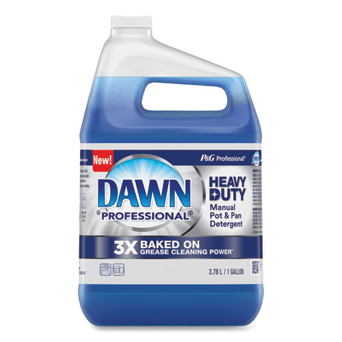 Image of Dawn® Professional Heavy-Duty Manual Pot/Pan Dish Detergent, Original Scent, 1 Gal Bottle, 4/Carton