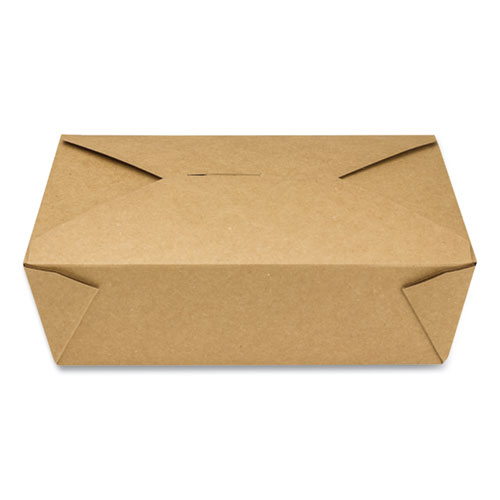 Image of Gen Reclosable Kraft Take-Out Box, 76 Oz, Paper, 200/Carton