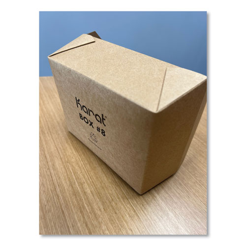 Image of Gen Reclosable Kraft Take-Out Box, 48 Oz, Paper, 300/Carton