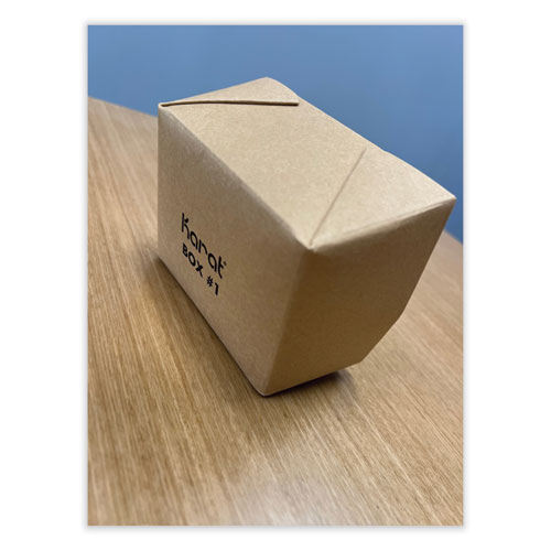 Image of Gen Reclosable Kraft Take-Out Box, 30 Oz, Paper, 450/Carton