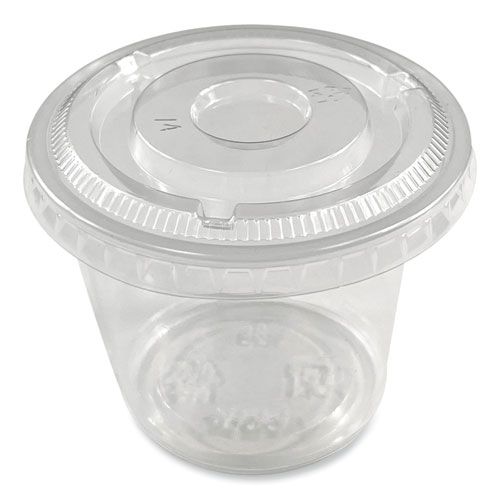 Image of Boardwalk® Souffle/Portion Cups, 5.5 Oz Polypropylene, Translucent, 2,500/Carton