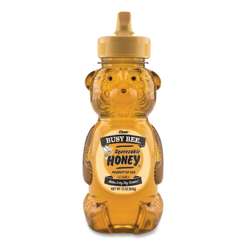 Busy Bee Clover Honey, 12 oz Bottle, 12/Carton