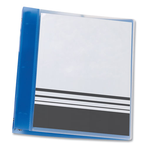 Image of Avery® Flexible View Binder With Round Rings, 3 Rings, 1" Capacity, 11 X 8.5, Blue