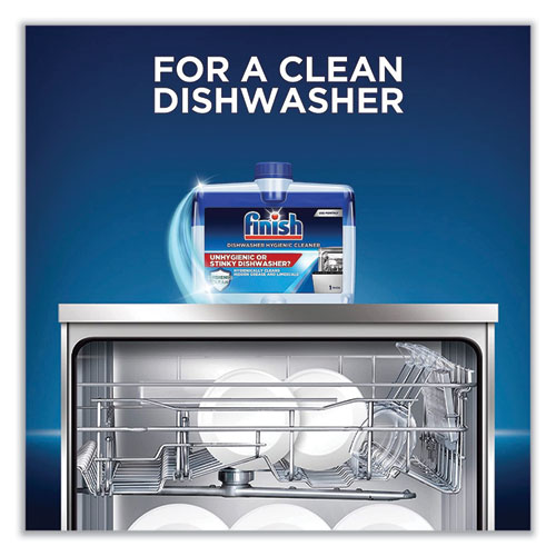Image of Finish® Dishwasher Cleaner, Fresh, 8.45 Oz Bottle, 6/Carton