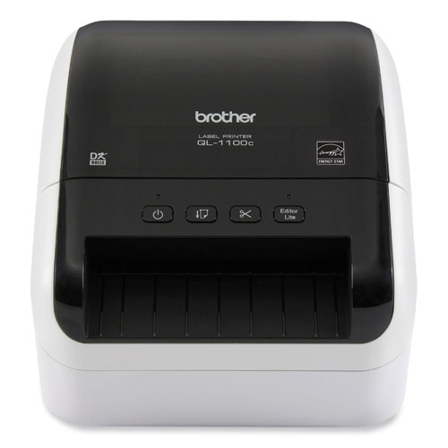 Brother Ql-1100C Wide Format Professional Label Printer, 69 Labels/Min Print Speed, 5.9 X 8.7 X 6.7