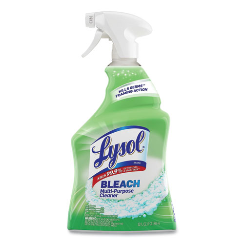 Lysol® Brand Multi-Purpose Cleaner With Bleach, 32 Oz Spray Bottle, 12/Carton