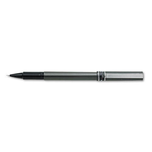 Deluxe Roller Ball Stick Waterproof Pen, Black Ink, Micro, Dozen