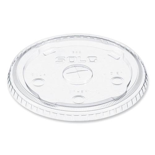 Plastic Cold Cup Lids, Fits 32 oz to 44 oz Cold Cups, Clear, 600/Carton