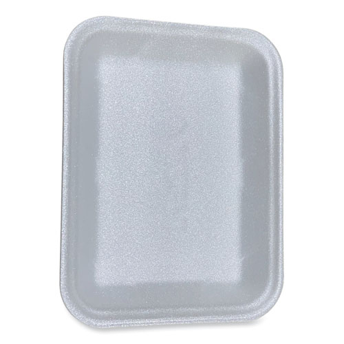 Image of Gen Meat Trays, #4D, 9.47 X 7.12 X 1.32, White, 500/Carton