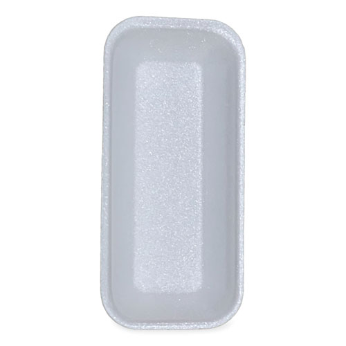 Image of Gen Meat Trays, #1.5, 8.38 X 3.94 X 1.1, White, 1,000/Carton