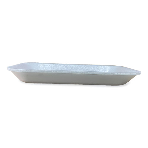 Meat Trays, #2. 8.5 x 6.03 x 1.11, White, 500/Carton