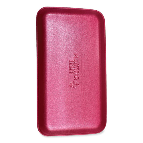 Meat Trays, #1525, 14.5 x 8 x 0.75, Pink, Foam, 250/Carton