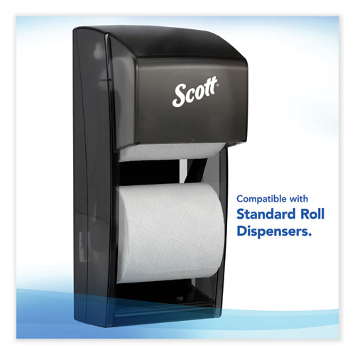 Image of Scott® Essential 100% Recycled Fiber Srb Bathroom Tissue, Septic Safe, 2-Ply, White, 473 Sheets/Roll, 80 Rolls/Carton