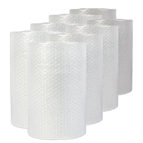 Universal® Bubble Packaging, 0.19" Thick, 12" X 200 Ft, Perforated Every 12", Clear, 8/Carton