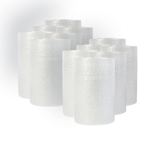 Universal® Bubble Packaging, 0.19" Thick, 12" X 30 Ft, Perforated Every 12", Clear, 12/Carton