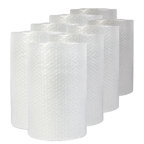 Universal® Bubble Packaging, 0.19" Thick, 24" X 50 Ft, Perforated Every 24", Clear, 8/Carton