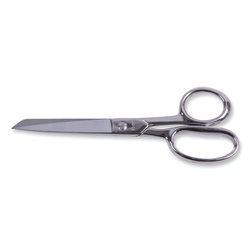 Image of Hot Forged Carbon Steel Shears, 8" Long, 3.88" Cut Length, Nickel Straight Handle