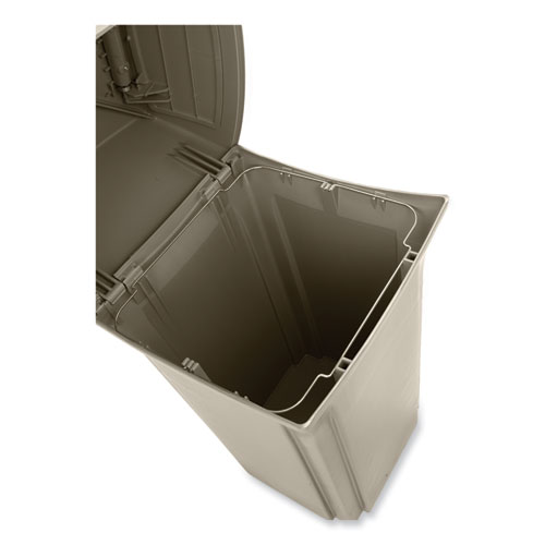 Image of Rubbermaid® Commercial Ranger Fire-Safe Container, 45 Gal, Structural Foam, Beige