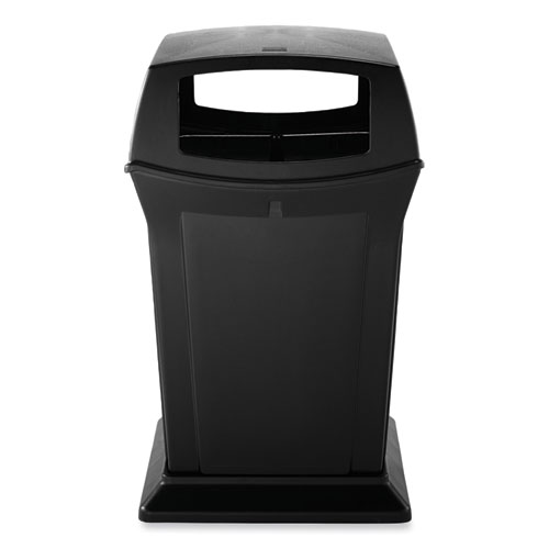 Image of Rubbermaid® Commercial Ranger Fire-Safe Container, 45 Gal, Structural Foam, Black