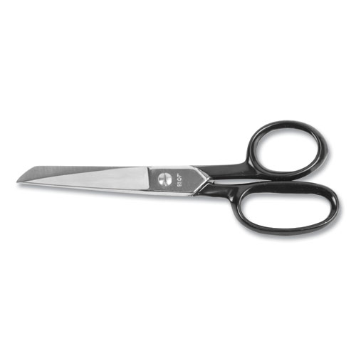 Titanium Bonded Scissors, 8 Long, 3.5 Cut Length, Gray/Yellow Straight  Handle
