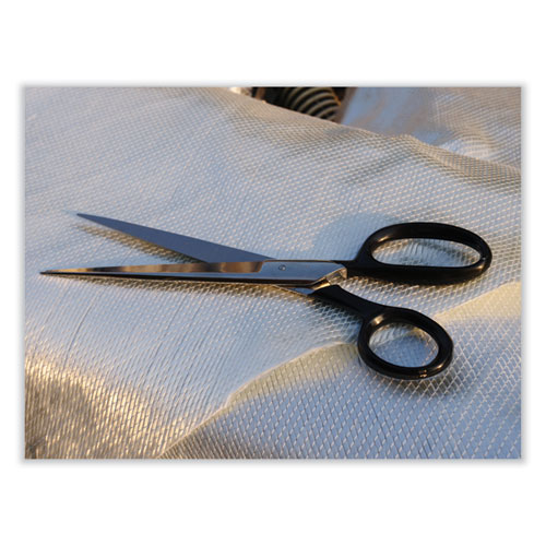 Image of Clauss® Hot Forged Carbon Steel Shears, 9" Long, 4.5" Cut Length, Black Straight Handle