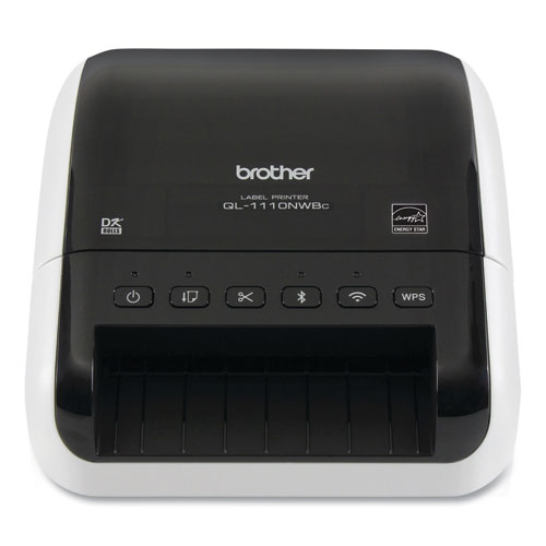 Brother Ql-1110Nwbc Wide Format Professional Label Printer, 69 Labels/Min Print Speed, 5.9 X 6.7 X 8.7