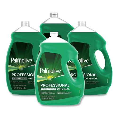 Image of Palmolive® Professional Dishwashing Liquid, Fresh Scent, 145 Oz Bottle, 4/Carton